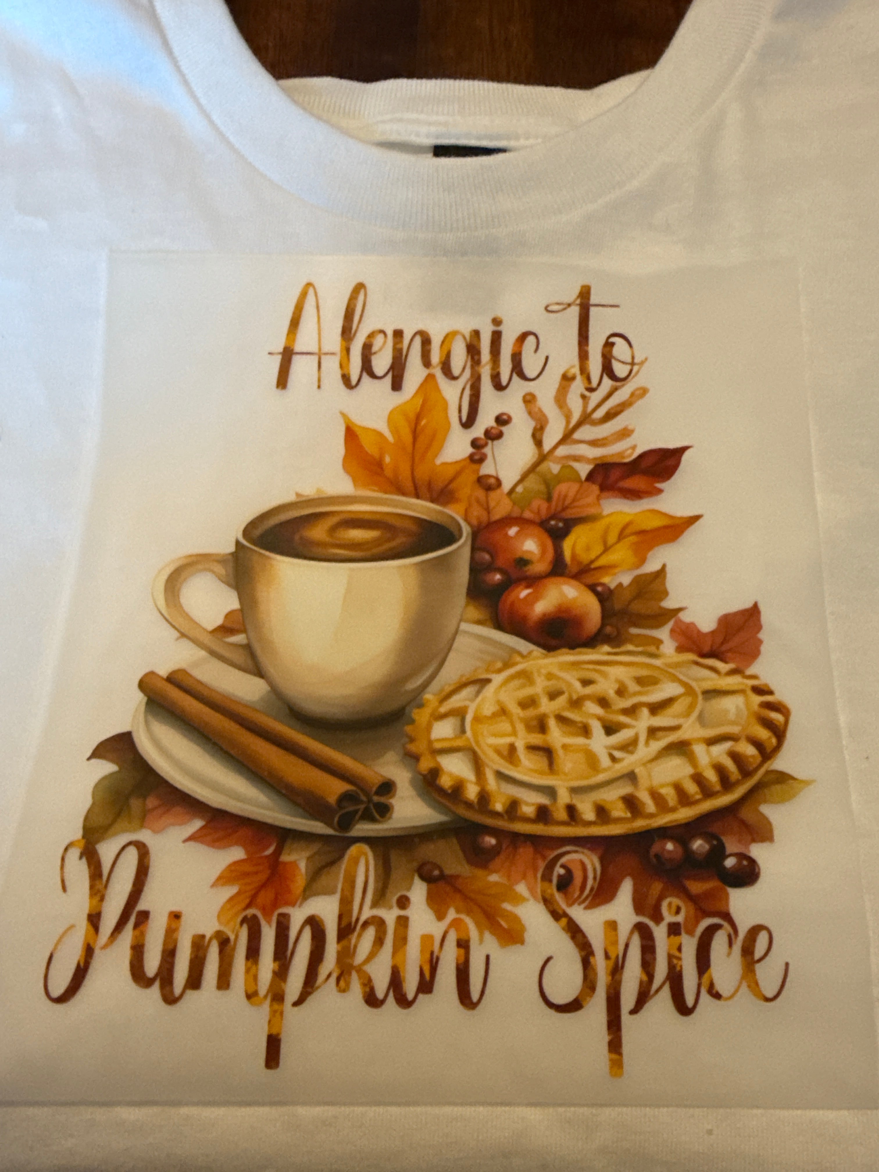 Alergic to pumpkin spice