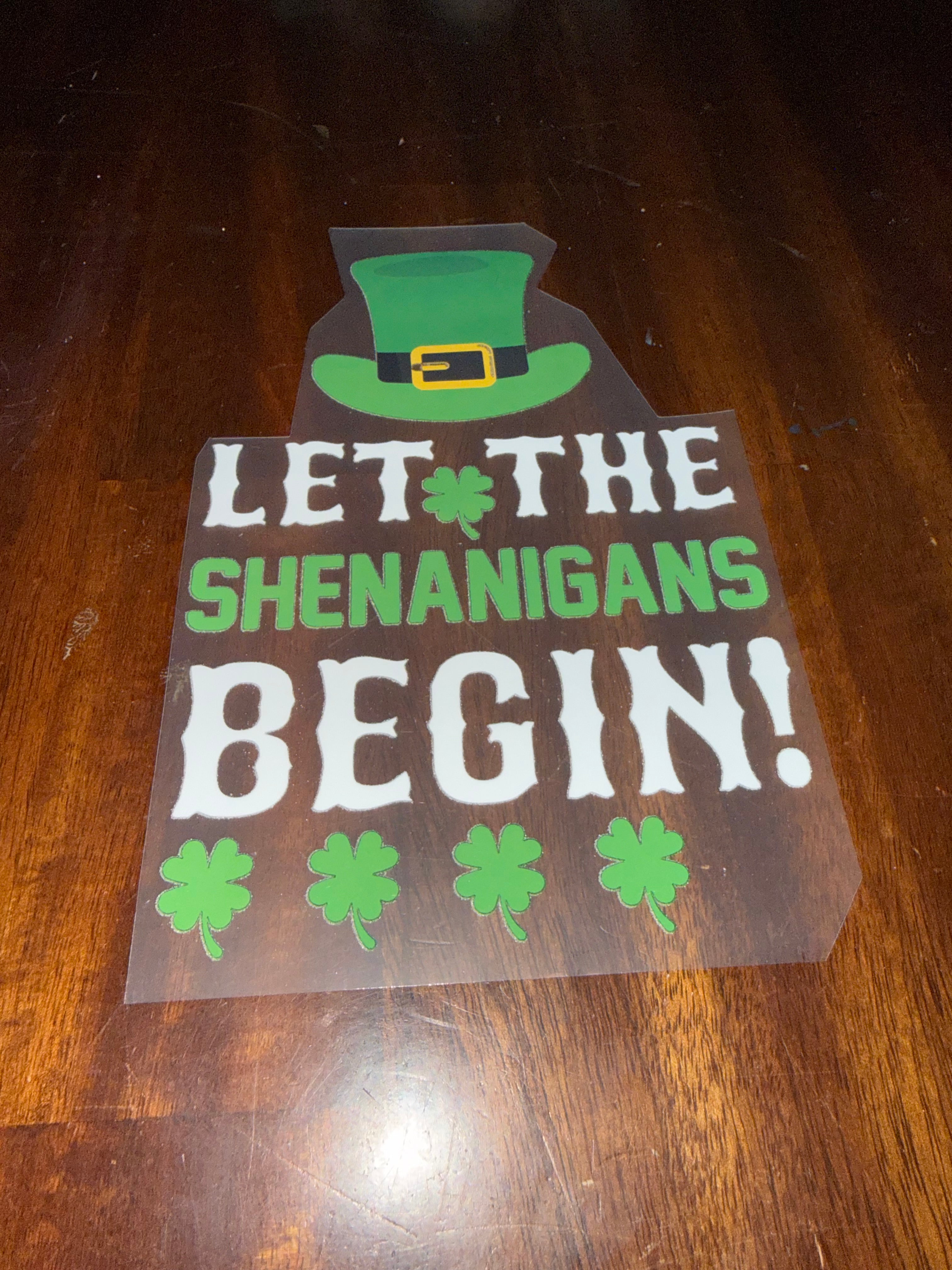 Let the shenanigans begin!