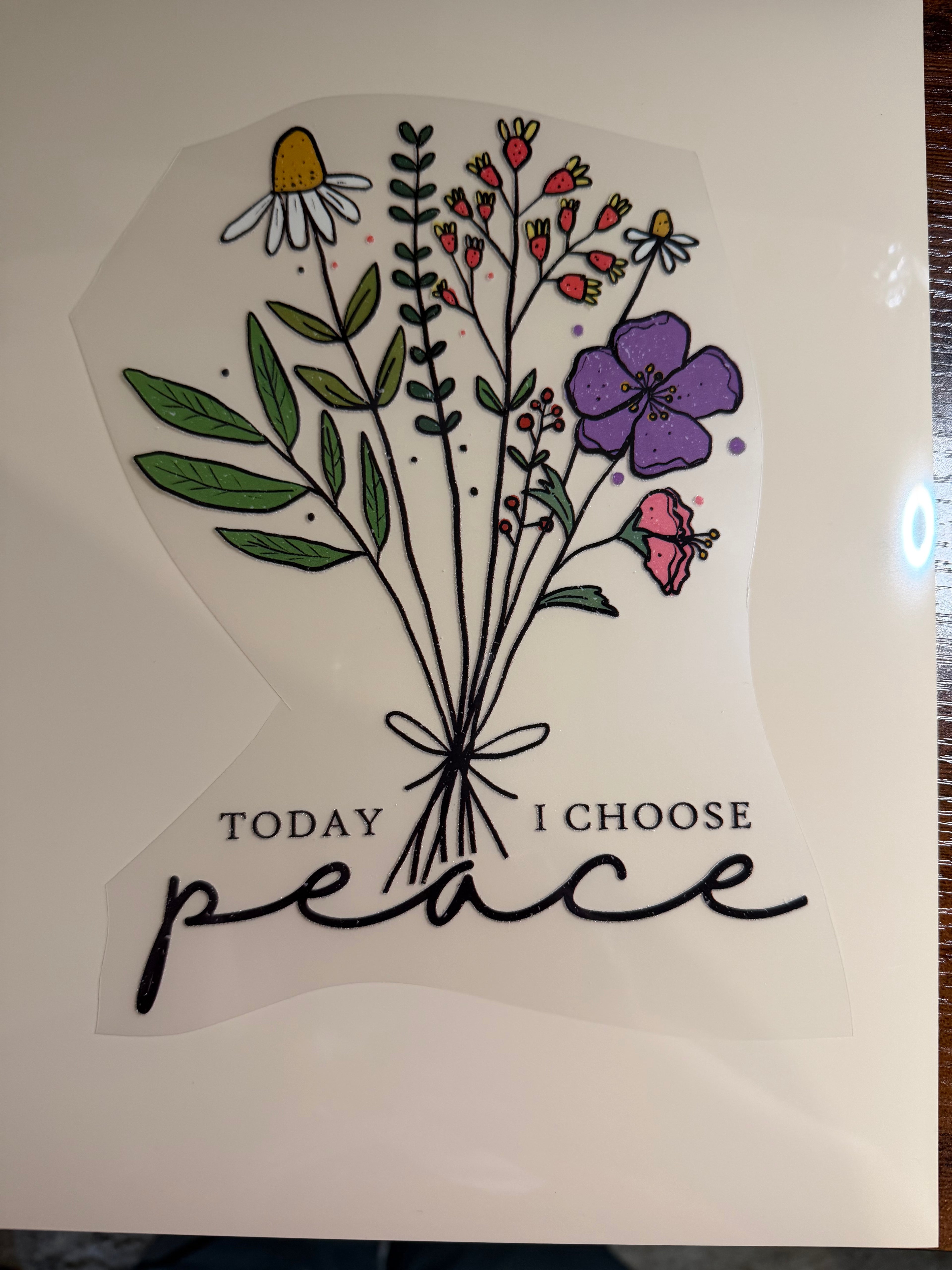 Today I choose peace