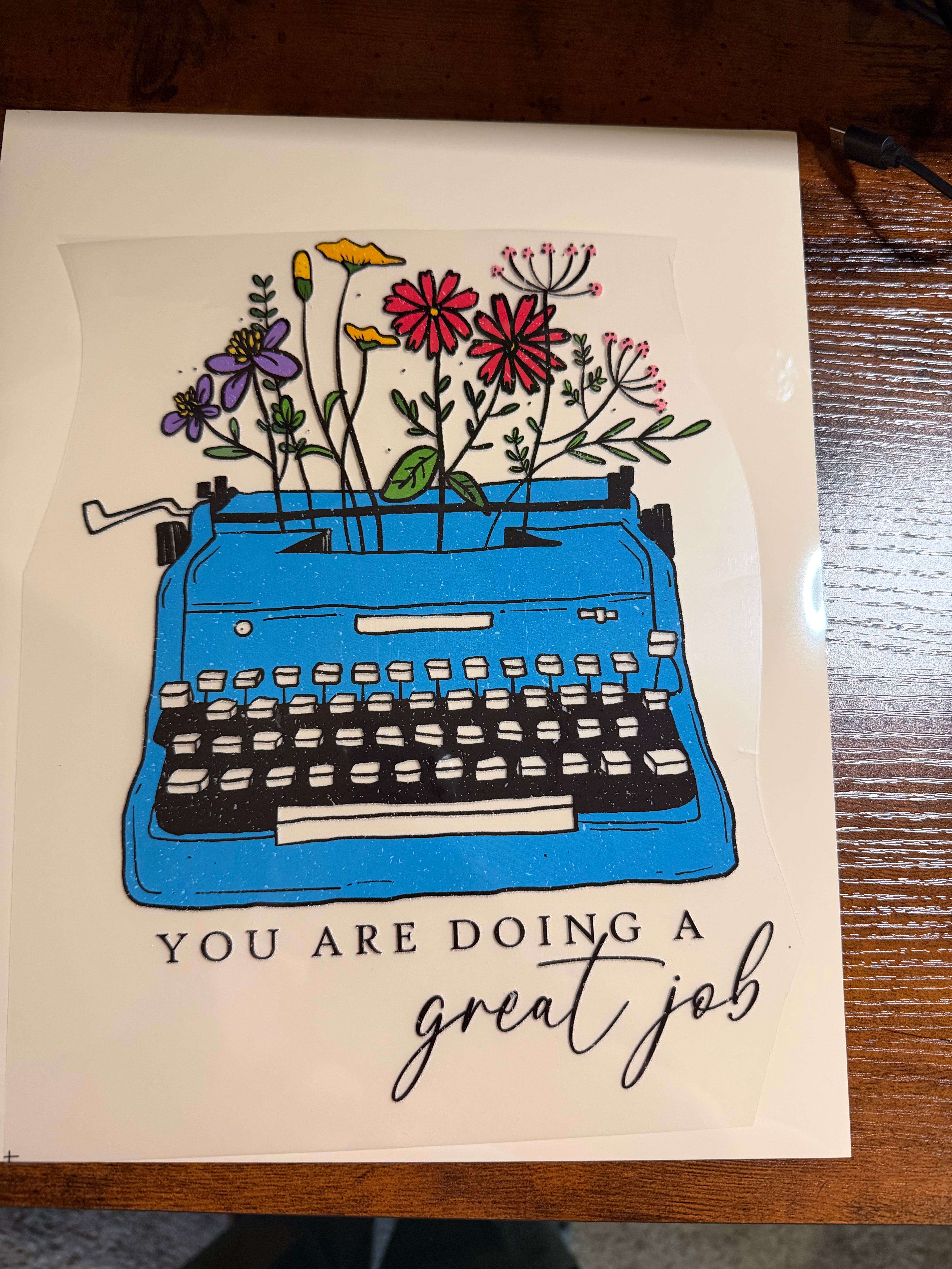 You are doing a great job