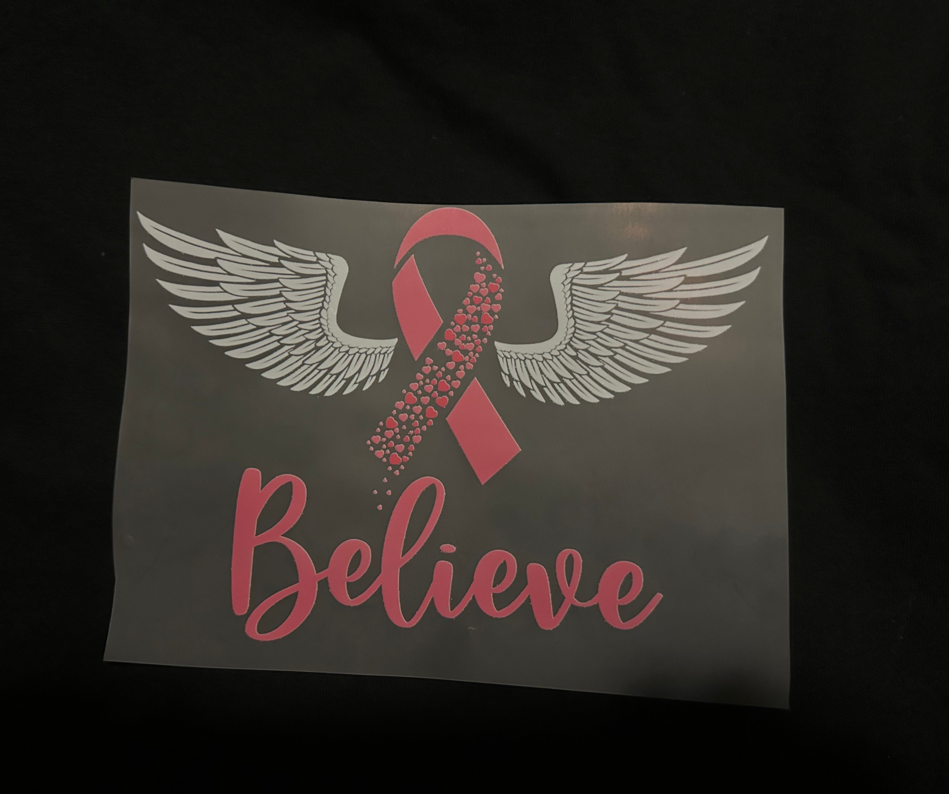 Believe (winged ribbon)