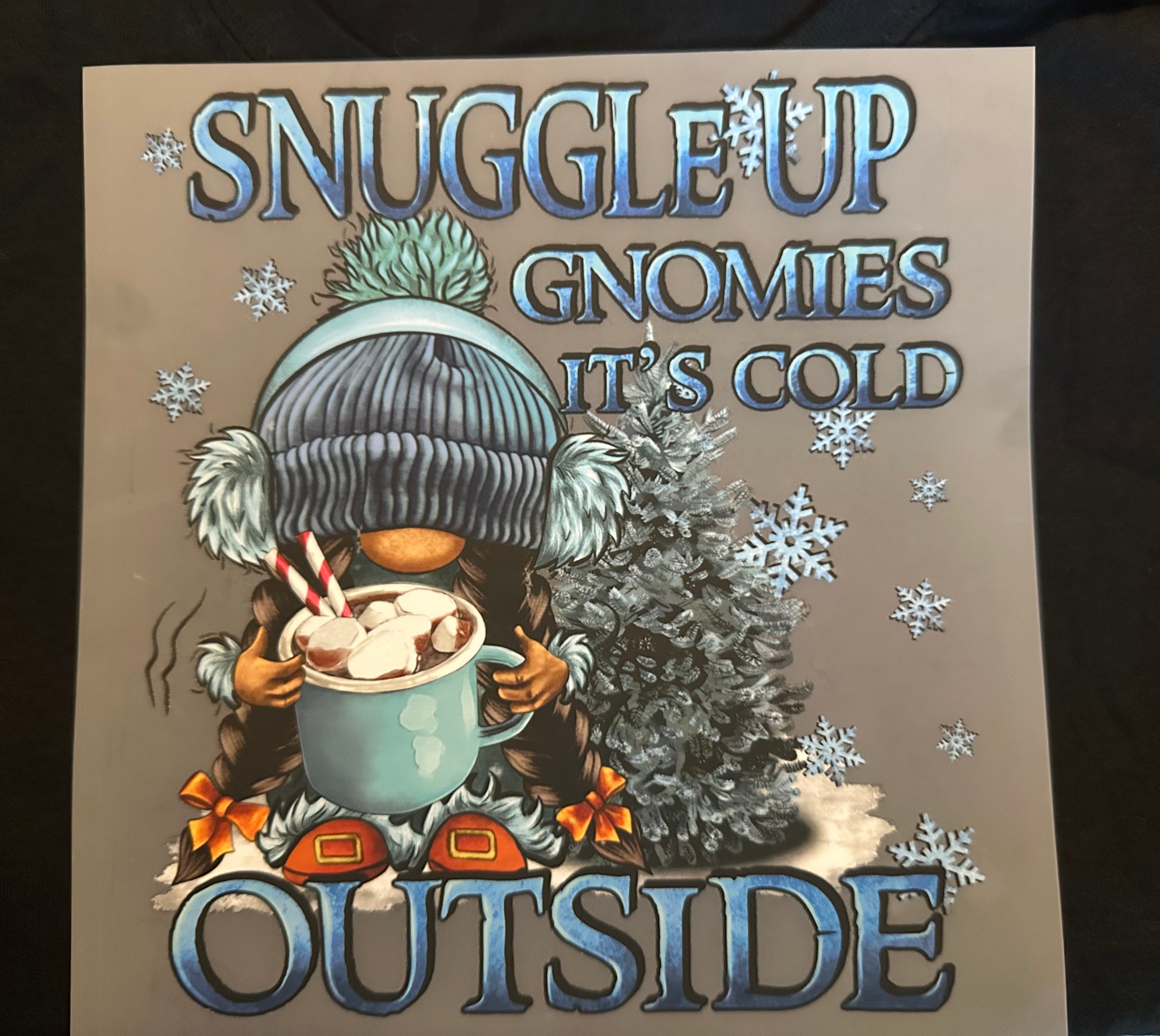 Snuggle up gnomes it’s cold outside