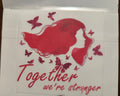 Together we’re stronger (woman & butterflies)
