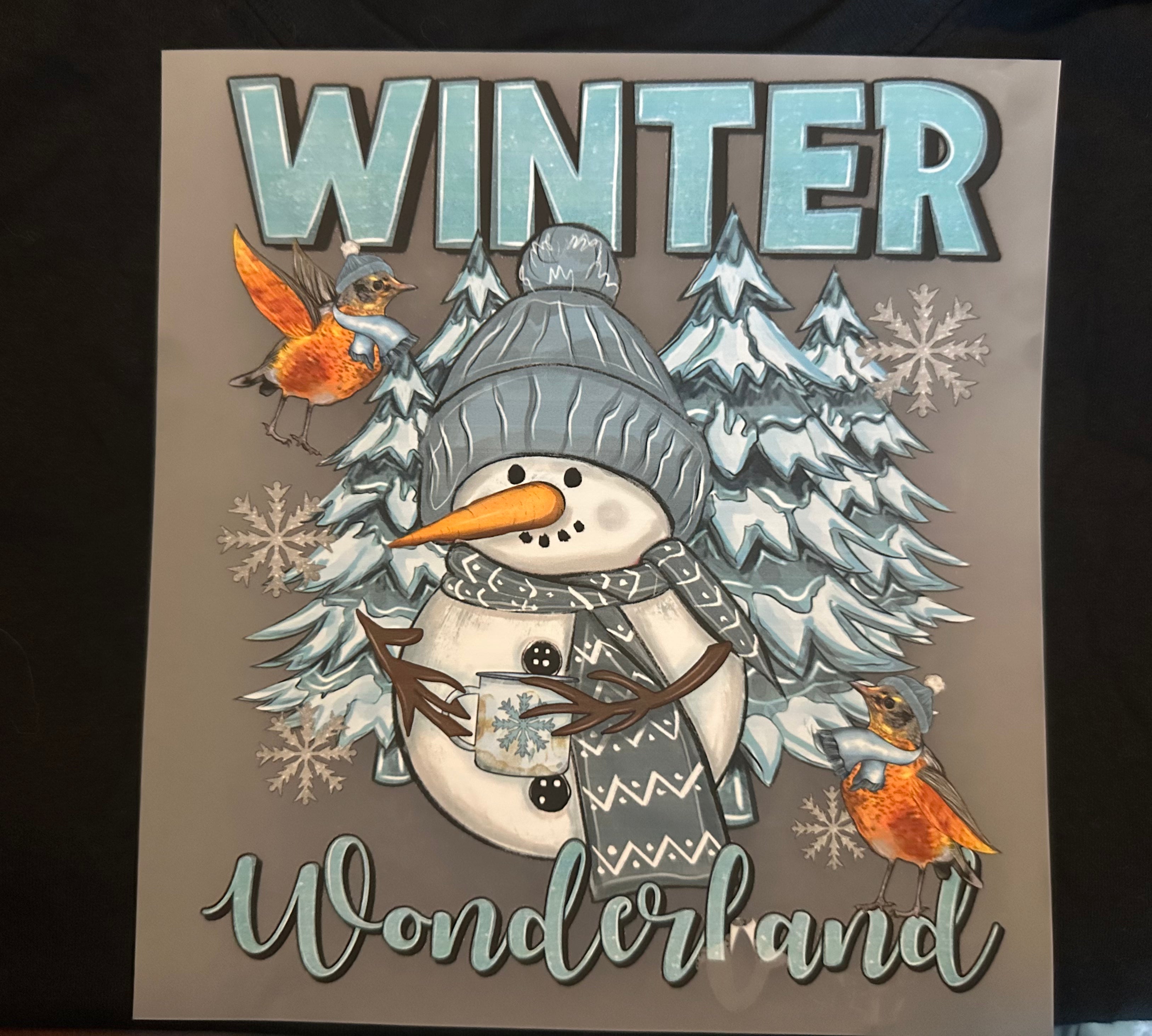 Winter wonderland (snowman)