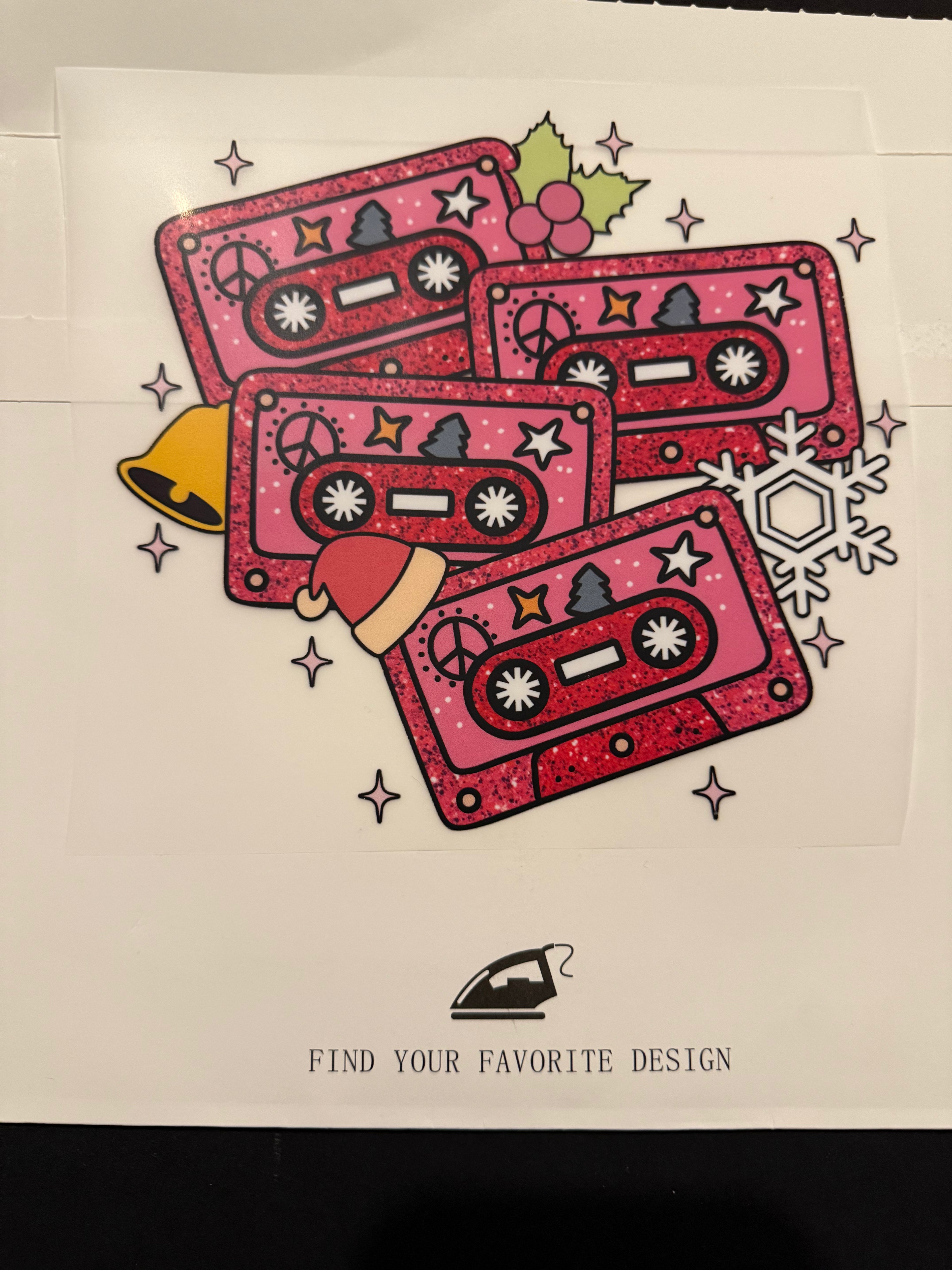 Pink Xmas tapes